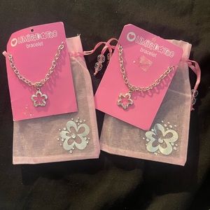Limited too flower charm bracelets